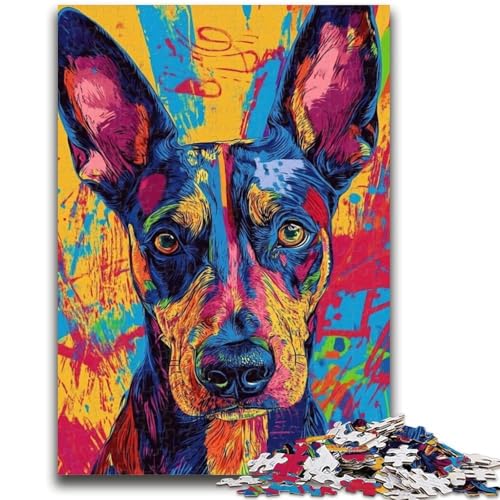 Puzzle für Erwachsene, 1000 Teile, Potcake-Hund, Puzzle für Teenager, Lernspiele, Heimdekoration, Geburtstagsgeschenk, Geschenke, Wandkunst (38x26cm) von GKJPOXZJ