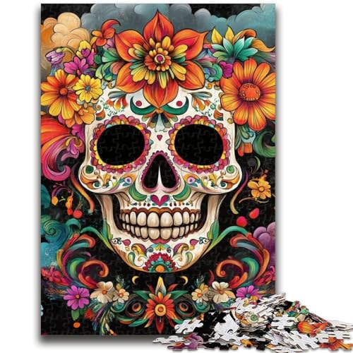 Puzzle für Erwachsene, 1000 Teile, Skelett, 1000 Teile für Erwachsene, Quizspiel, Wanddekoration, einzigartige Geburtstags (38x26cm) von GKJPOXZJ