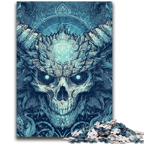 Puzzle für Erwachsene, 1000 Teile, Skelett-Puzzles für Erwachsene, Lernspiel für Geburtstag, Weihnachten, für Kinder ab 14 Jahren (26x38cm) von GKJPOXZJ