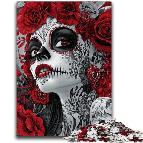Puzzle für Erwachsene, 1000 Teile, Skullgirls-Puzzles für Erwachsene, Lernspiel für Geburtstag, Weihnachten, für Kinder ab 14 Jahren (26x38cm) von GKJPOXZJ