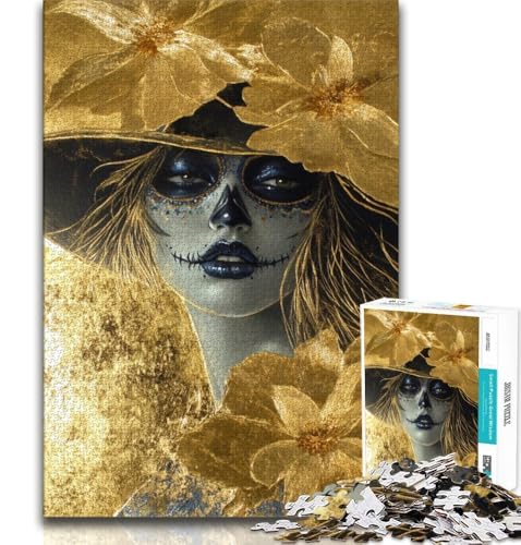 Puzzle für Erwachsene, 1000 Teile, Totenkopf im mexikanischen Stil, Lernspielzeug, Spaß bei Aktivitäten zu Hause, Geburtstagsgeschenk, Reisegeschenke, 75x50cm Puzzle für Erwachsene, 1000 Teile, Totenkopf im mexikanischen Stil, Lernspielzeug, Spaß bei Aktivitäten zu Hause, Geburtstagsgeschenk, Reisegeschenke, 75x50cm von GKJPOXZJ