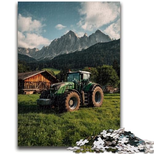 Puzzle für Erwachsene, 1000 Teile, Traktor-Puzzle, anspruchsvolles Spiel, Geschenke, ganze Familie (50x75cm) von GKJPOXZJ