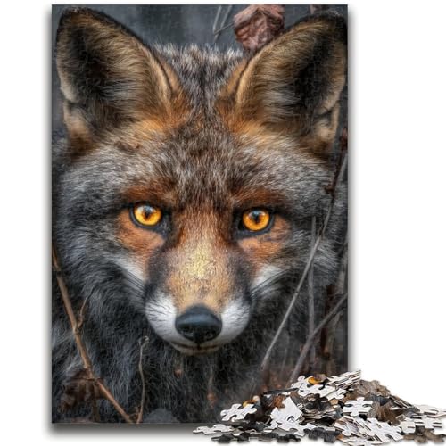 Puzzle für Erwachsene, 1000 Teile, Waldfuchs, 1000 Teile für Erwachsene, ganze Familie, ab 14 Jahren (26x38cm) von GKJPOXZJ