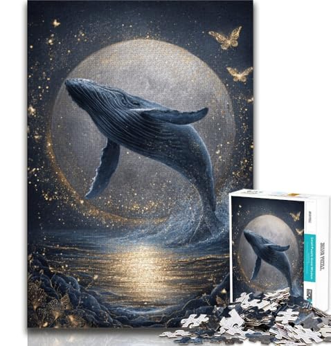 Puzzle für Erwachsene, 1000 Teile, Weltraumwal, anspruchsvolles Spiel und Lernspiel für die ganze Familie zum Geburtstag, Weihnachten, 75x50cm Puzzle für Erwachsene, 1000 Teile, Weltraumwal, anspruchsvolles Spiel und Lernspiel für die ganze Familie zum Geburtstag, Weihnachten, 75x50cm von GKJPOXZJ