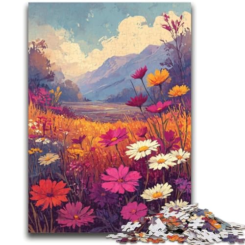 Puzzle für Erwachsene, 1000 Teile, Wildblumen-Sommerpuzzle für Teenager, tolles Geschenk für die ganze Familie ab 14 Jahren (50x75cm) von GKJPOXZJ