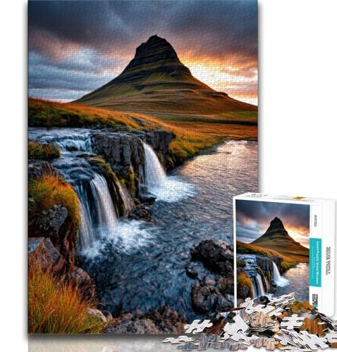 Puzzle für Erwachsene, 1000 Teile, Wunderschöne Berge und Seen, Stressabbau, Staycation-Zeitvertreib-Wunschliste mit Weihnachtsmann, 38x26cm von GKJPOXZJ