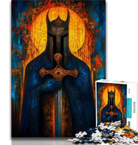Puzzle für Erwachsene, 1000 Teile, mittelalterliche Ritter, hilft dem Gehirn, süchtig machendes Spielzeug zu trainieren, um Geduld zu fördern, Geschenk für Geburtstage, 75x50cm Puzzle für Erwachsene, 1000 Teile, mittelalterliche Ritter, hilft dem Gehirn, süchtig machendes Spielzeug zu trainieren, um Geduld zu fördern, Geschenk für Geburtstage, 75x50cm von GKJPOXZJ