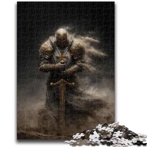 Puzzle für Erwachsene, 1000 Teile, mittelalterliche Ritterpuzzles für Teenager, tolles Geschenk für die ganze Familie ab 14 Jahren (50x75cm) von GKJPOXZJ