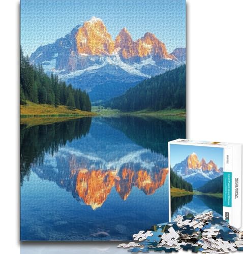 Puzzle für Erwachsene, 1000 Teile, schöne Berge und Seen, Lernspielzeug, Familienspiele, geeignet als Schreibtischdekoration, 38x26cm Puzzle für Erwachsene, 1000 Teile, schöne Berge und Seen, Lernspielzeug, Familienspiele, geeignet als Schreibtischdekoration, 38x26cm von GKJPOXZJ