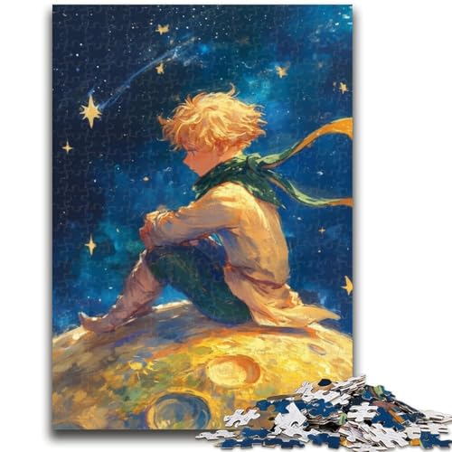 Puzzle für Erwachsene, 1000 Teile, schwierig, Nachthimmel, der kleine Prinz, Puzzle für Erwachsene, Stressabbau, schwierige Herausforderung, Wichtelgeschenke (75x50cm) von GKJPOXZJ