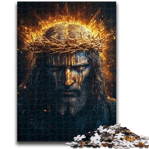 Puzzle für Erwachsene, 1000 Teile, schwierige Jesus-Puzzles, für Lernspiele, Herausforderungen, Spielzeug, als Geschenk für die ganze Familie (50x75cm) von GKJPOXZJ