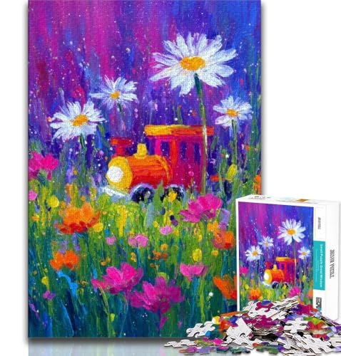 Puzzle für Erwachsene, 1000 Teile, schwieriger Fantasiezug, Stressabbau, schwierige Herausforderung mit passendem Poster und Quizblatt, 38x26cm Puzzle für Erwachsene, 1000 Teile, schwieriger Fantasiezug, Stressabbau, schwierige Herausforderung mit passendem Poster und Quizblatt, 38x26cm von GKJPOXZJ
