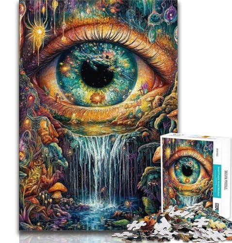Puzzle für Erwachsene, 1000 Teile, schwieriges Auge des Berges, Stressabbau, schwierige Herausforderung mit passendem Poster und Quizblatt, 75x50cm Puzzle für Erwachsene, 1000 Teile, schwieriges Auge des Berges, Stressabbau, schwierige Herausforderung mit passendem Poster und Quizblatt, 75x50cm von GKJPOXZJ