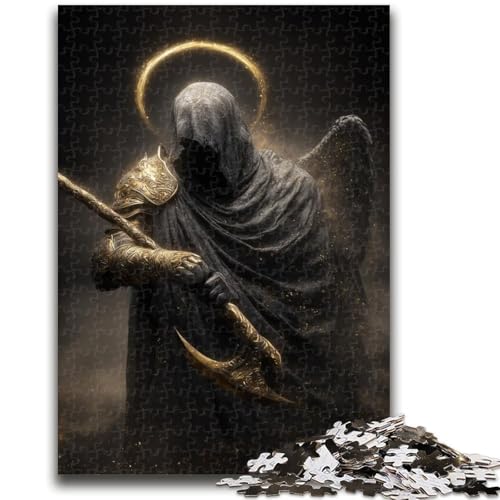 Puzzle für Erwachsene, 1000 Teile, schwieriges mittelalterliches Ritterengel-Puzzle, 1000 Teile, lustige Aktivität für zu Hause, Spielzeug für Regentage, Geburtstagsgeschenke (26x38cm) von GKJPOXZJ