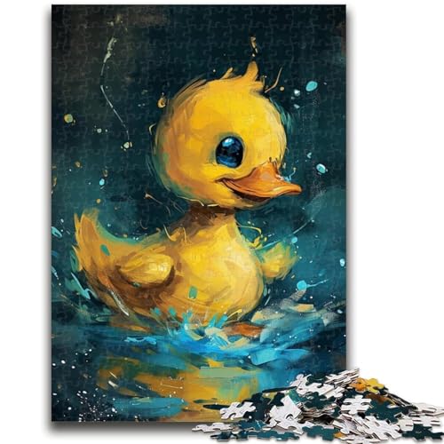 Puzzle für Erwachsene, 1000 Teile, süße kleine gelbe Enten-Puzzles, Lernspielzeug, Familienspiele, einzigartige Geburtstags- und Geschenkideen (50x75cm) von GKJPOXZJ