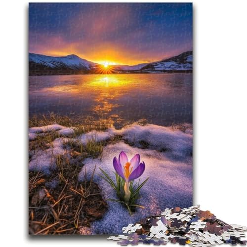 Puzzle für Erwachsene, 1000 Teile, wunderschöne Berge und Seen, Puzzles für Teenager, anspruchsvolle Spielegeschenke, ganze Familie (38x26cm) von GKJPOXZJ
