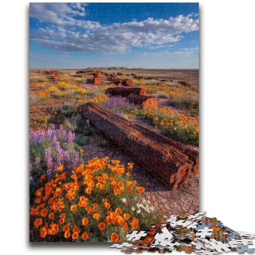 Puzzle für Erwachsene, 1000 Teile, wunderschöne Bergfluss-Puzzles für Erwachsene, lustige Familienspiele, ganze Familie (26x38cm) von GKJPOXZJ