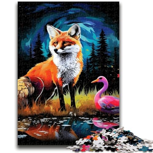Puzzle für Erwachsene, 1000 Tierfüchse, anspruchsvolles Spiel, Geschenke, ganze Familie (50x75cm) von GKJPOXZJ