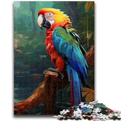 Puzzle für Erwachsene, 1000 schöne Papageien-Puzzles für Erwachsene, lehrreich ganze Familie (26x38cm) von GKJPOXZJ