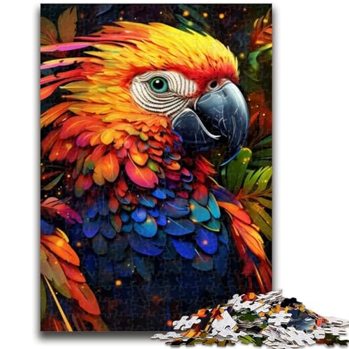 Puzzle für Erwachsene 1000 Art Papagei 1000-teiliges Puzzle, Lernspielzeug, Familienspiele, einzigartige Geburtstags- und Geschenkideen (26x38cm) von GKJPOXZJ