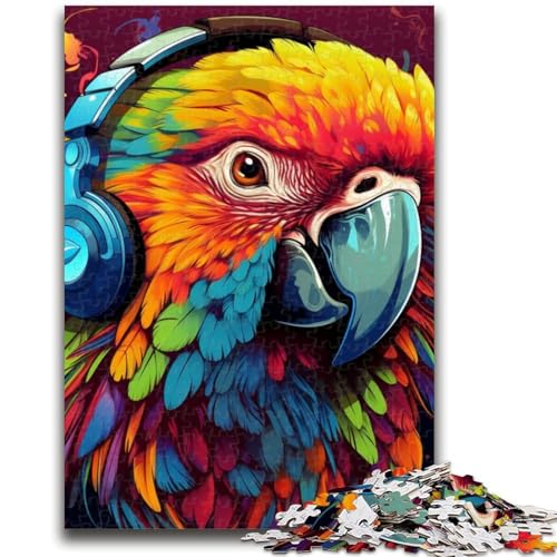 Puzzle für Erwachsene 1000 Art Papagei 1000-teiliges Puzzle, Lernspielzeug, Familienspiele, einzigartige Geburtstags- und Geschenkideen (50x75cm) von GKJPOXZJ