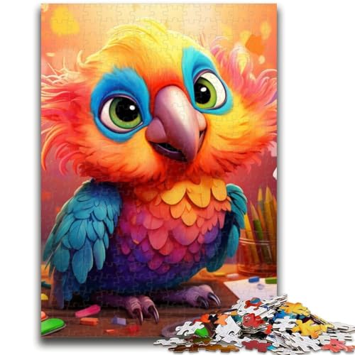 Puzzle für Erwachsene 1000 Papageien-Puzzle, 1000-teiliges Puzzle, Lernspielzeug, Familienspiele, einzigartige Geburtstags- und Geschenkideen (50x75cm) von GKJPOXZJ