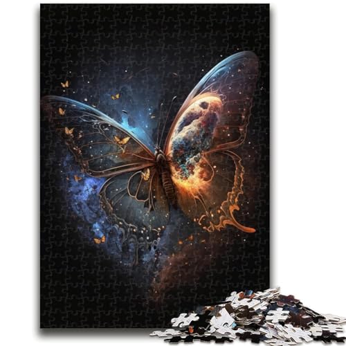 Puzzle für Erwachsene 1000 Teile Art Dream Butterfly 1000 Teile für Erwachsene, Quizspiel ganze Familie (38x26cm) von GKJPOXZJ