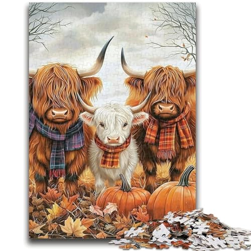 Puzzle für Erwachsene 1000 Teile Halloween Yak 1000 Teile Puzzle, anspruchsvolle Familienaktivitätsspiele DIY-Spielzeug für Heimwanddekorationsgeschenke (50x75cm) von GKJPOXZJ