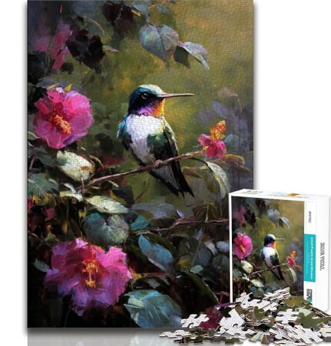 Puzzle für Erwachsene 1000 Teile Kolibri, anspruchsvolles Spiel und Lernspiel für die ganze Familie zum Geburtstag, Weihnachten, 75x50cm Puzzle für Erwachsene 1000 Teile Kolibri, anspruchsvolles Spiel und Lernspiel für die ganze Familie zum Geburtstag, Weihnachten, 75x50cm von GKJPOXZJ