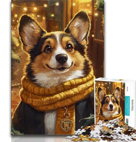 Puzzle für Erwachsene 1000 Teile Magic Corgi, Lernspielzeug für die ganze Familie, geeignet als Schreibtischdekoration, 75x50cm Puzzle für Erwachsene 1000 Teile Magic Corgi, Lernspielzeug für die ganze Familie, geeignet als Schreibtischdekoration, 75x50cm von GKJPOXZJ
