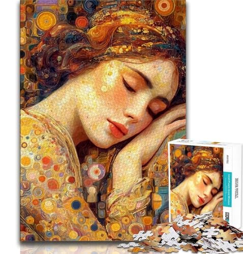 Puzzle für Erwachsene 1000 Teile Schlafende Frau, anspruchsvolles Spiel und Familienspiel, Lernspiel zum Geburtstag, Weihnachten, 75x50cm Puzzle für Erwachsene 1000 Teile Schlafende Frau, anspruchsvolles Spiel und Familienspiel, Lernspiel zum Geburtstag, Weihnachten, 75x50cm von GKJPOXZJ