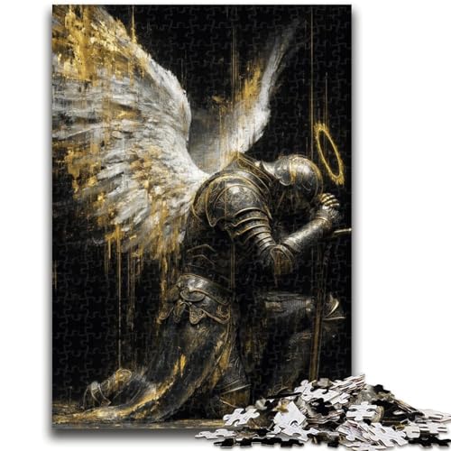 Puzzle für Erwachsene mit 1000 Teilen, Zehn mittelalterliche Engelritter, 1000 Teile für Teenager, Lernspiele, Heimdekoration, einzigartige Heimdekoration und Geschenke (50x75cm) von GKJPOXZJ