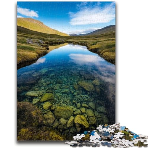 Puzzle für Erwachsene und Jugendliche, 1000 Teile, wunderschöne Berge und Seen, anspruchsvolle Familienaktivitätsspiele, DIY-Spielzeug für Heimwanddekorationsgeschenke (38x26cm) von GKJPOXZJ