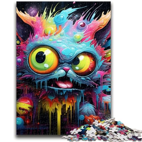 Puzzle für Erwachsene und Teenager, 1000 Teile, Cartoon-Monster-Puzzle für Teenager, anspruchsvolles Spiel, ganze Familie (26x38cm) von GKJPOXZJ