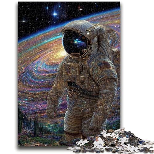 Puzzle für Jugendliche 1000 Teile Fantasy Astronaut 1000 Teile für Erwachsene, Quizspiel ganze Familie (26x38cm) von GKJPOXZJ