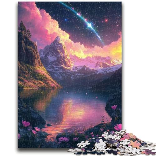 Puzzle für Jugendliche 1000 Teile Schöne Berge 1000 Teile für Erwachsene, ganze Familie Geeignet für und 14 (38x26cm) von GKJPOXZJ