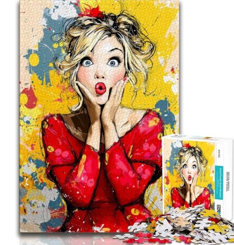Puzzle für Teenager, 1000 Puzzles, Fantasy-Mädchen, Lernspiele, Heimdekoration, Lernspiel für Geburtstag, Weihnachten, 38x26cm von GKJPOXZJ