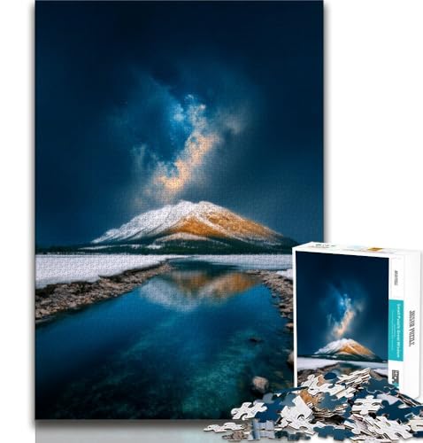 Puzzle für Teenager, 1000 Puzzles, wunderschöne Berge und Seen, für Lernspiele, Herausforderungsspielzeug, einzigartige Heimdekoration und Geschenke, 38x26cm Puzzle für Teenager, 1000 Puzzles, wunderschöne Berge und Seen, für Lernspiele, Herausforderungsspielzeug, einzigartige Heimdekoration und Geschenke, 38x26cm von GKJPOXZJ