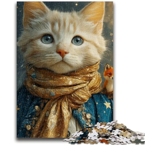 Puzzle für Teenager, 1000 Teile, „Der kleine Prinz“ – Katze, 1000 Teile für Erwachsene, lustige Familienspiele, ganze Familie (38x26cm) von GKJPOXZJ