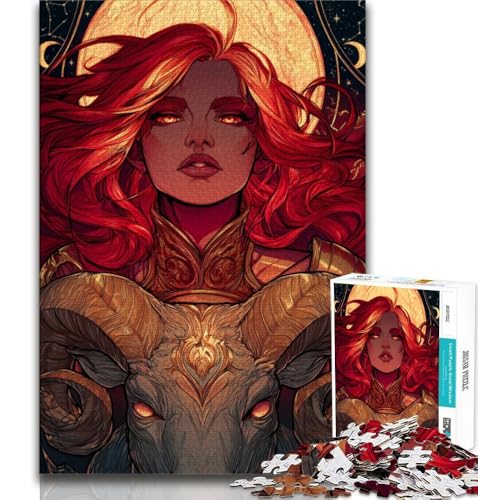 Puzzle für Teenager, 1000 Teile, Anime-Mädchen, Spielzeug, Lernspiele, Stressabbau, tolle Geschenke und Spielzeuge, 38x26cm von GKJPOXZJ