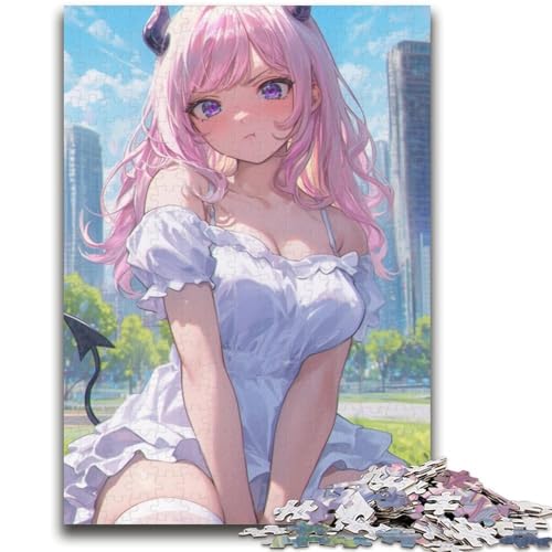 Puzzle für Teenager, 1000 Teile, Anime-Mädchen-Puzzle, lehrreich ganze Familie (26x38cm) von GKJPOXZJ