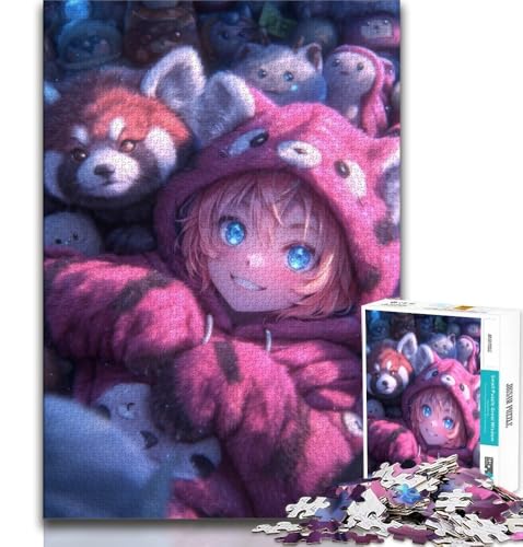 Puzzle für Teenager, 1000 Teile, Anime-Puzzle mit rotem Panda-Mädchen, Lernspiele, Heimdekoration, ganze Familie, 38x26cm Puzzle für Teenager, 1000 Teile, Anime-Puzzle mit rotem Panda-Mädchen, Lernspiele, Heimdekoration, ganze Familie, 38x26cm von GKJPOXZJ