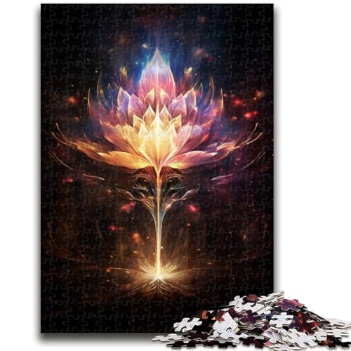 Puzzle für Teenager, 1000 Teile, Art Lotus, 1000 Teile für Teenager, tolles Geschenk für die ganze Familie ab 14 Jahren (26x38cm) von GKJPOXZJ