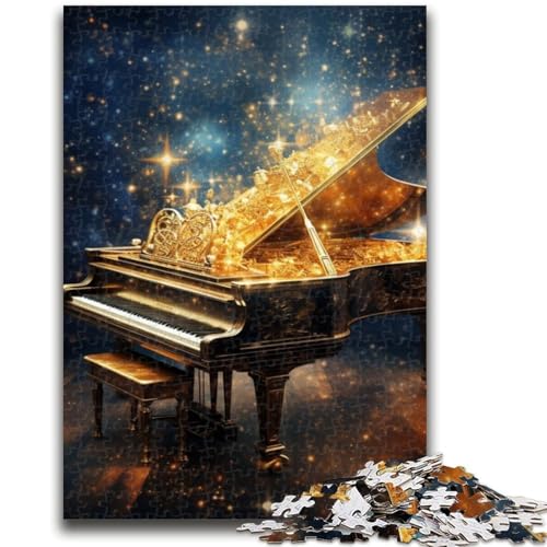 Puzzle für Teenager, 1000 Teile, Art Star Piano, 1000 Teile für Teenager, tolles Geschenk für die ganze Familie ab 14 Jahren (75x50cm) von GKJPOXZJ