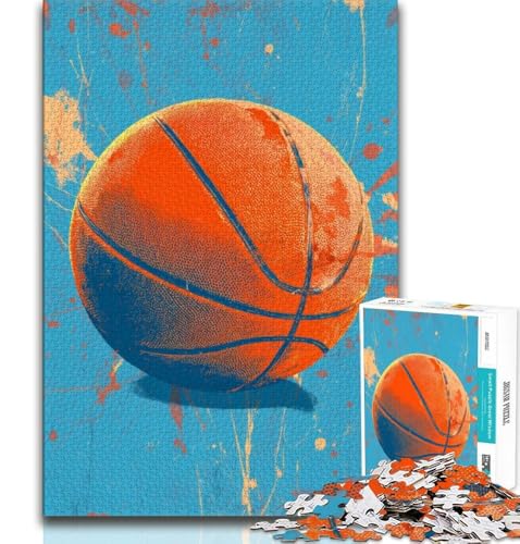 Puzzle für Teenager, 1000 Teile, Basketballsport, anspruchsvolles Spiel und Familienspiel, Geburtstagsgeschenk, Geschenke, Wandkunst, 38x26cm Puzzle für Teenager, 1000 Teile, Basketballsport, anspruchsvolles Spiel und Familienspiel, Geburtstagsgeschenk, Geschenke, Wandkunst, 38x26cm von GKJPOXZJ