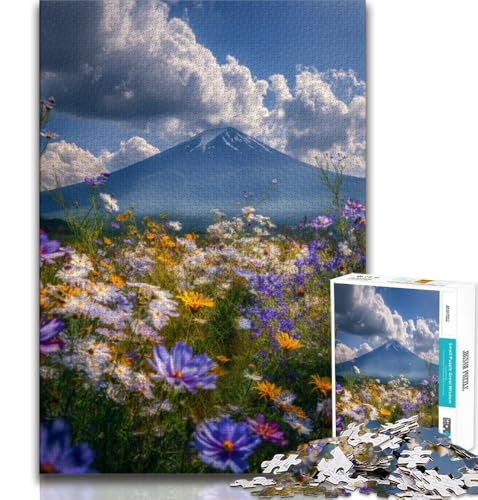 Puzzle für Teenager, 1000 Teile, Berg Fuji, Japan, Spielzeug, Lernspiele, Stressabbau, einzigartige Heimdekoration und Geschenke, 75x50cm Puzzle für Teenager, 1000 Teile, Berg Fuji, Japan, Spielzeug, Lernspiele, Stressabbau, einzigartige Heimdekoration und Geschenke, 75x50cm von GKJPOXZJ