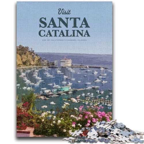 Puzzle für Teenager, 1000 Teile, Besuchen Sie Santa Catalina, Puzzles für Erwachsene, lustige Spiele, Wanddekoration, einzigartige Geburtstags (50x75cm) von GKJPOXZJ