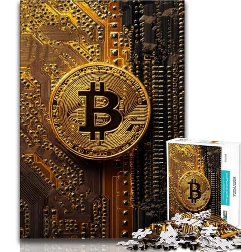 Puzzle für Teenager, 1000 Teile, Bitcoin-Logo, Spielzeug, Lernspiele, Stressabbau, tolle Geschenke und Spielzeuge, 75x50cm Puzzle für Teenager, 1000 Teile, Bitcoin-Logo, Spielzeug, Lernspiele, Stressabbau, tolle Geschenke und Spielzeuge, 75x50cm von GKJPOXZJ
