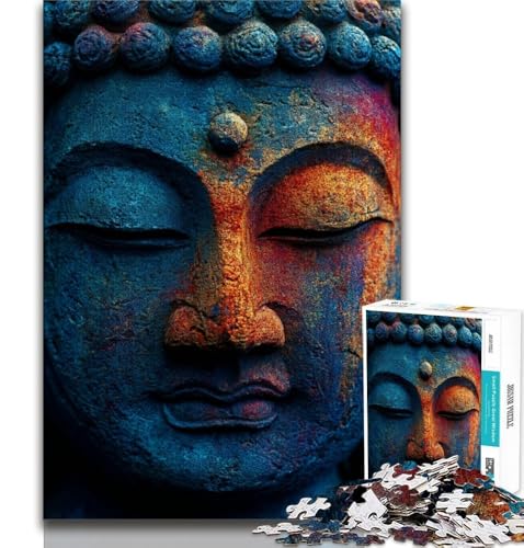 Puzzle für Teenager, 1000 Teile, Buddha-Statuen, Spielzeug, Lernspiele, Stressabbau, tolle Geschenke und Spielzeuge, 38x26cm von GKJPOXZJ