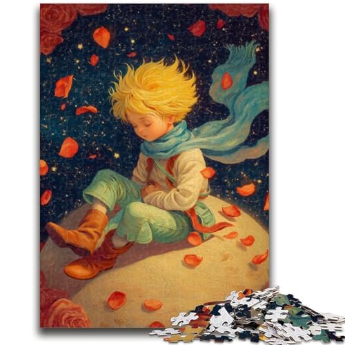 Puzzle für Teenager, 1000 Teile, Der Kleine Prinz, Puzzle für Erwachsene, Lernspiele, Wanddekoration, einzigartige Geburtstags (50x75cm) von GKJPOXZJ